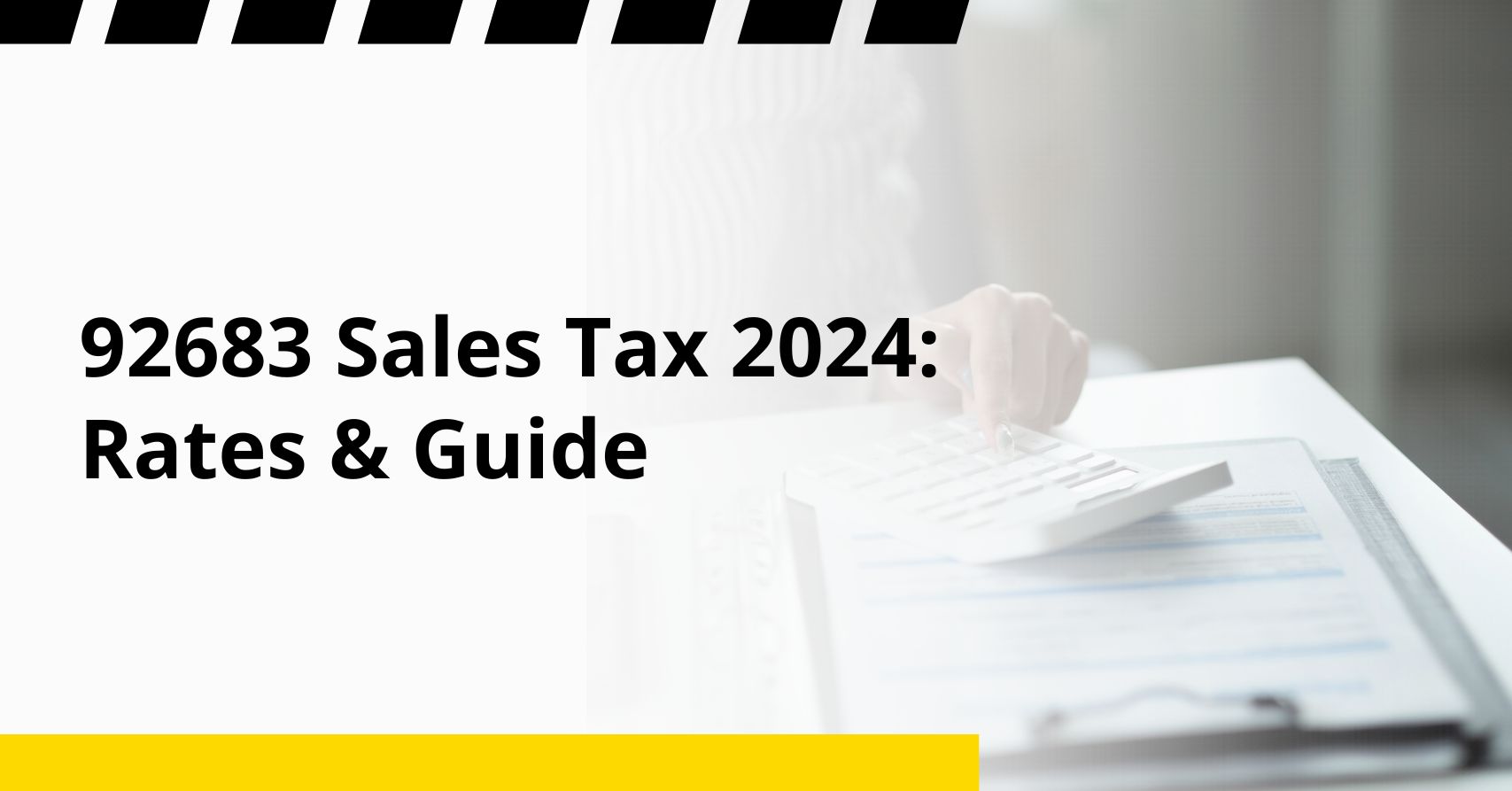 92683 Sales tax