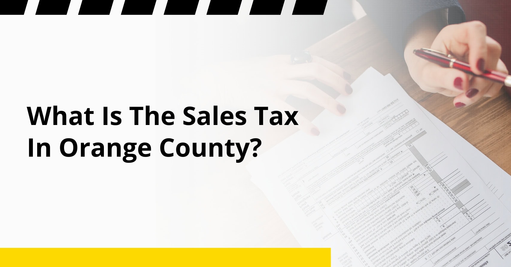 What Is The Sales Tax In Orange County? What Is The Sales Tax In Orange County
