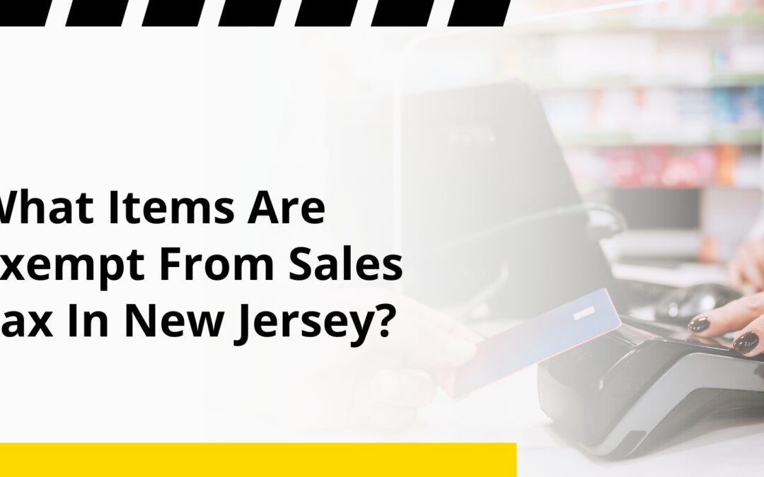 What Items Are Exempt From Sales Tax In New Jersey?