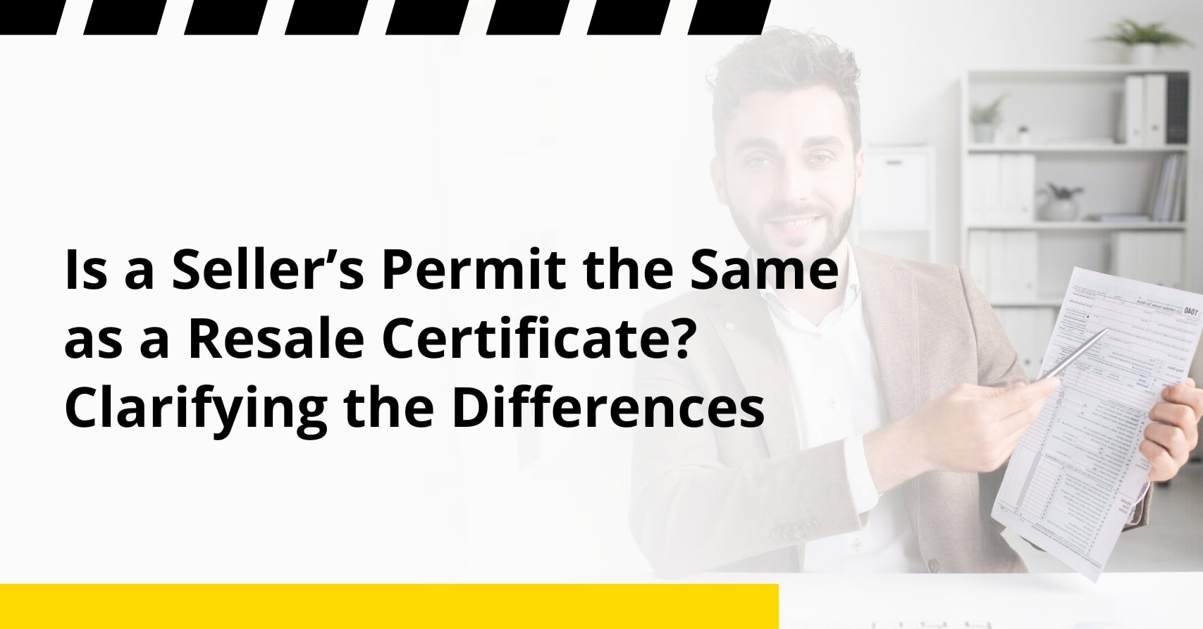 is seller's permit same as resale certificate