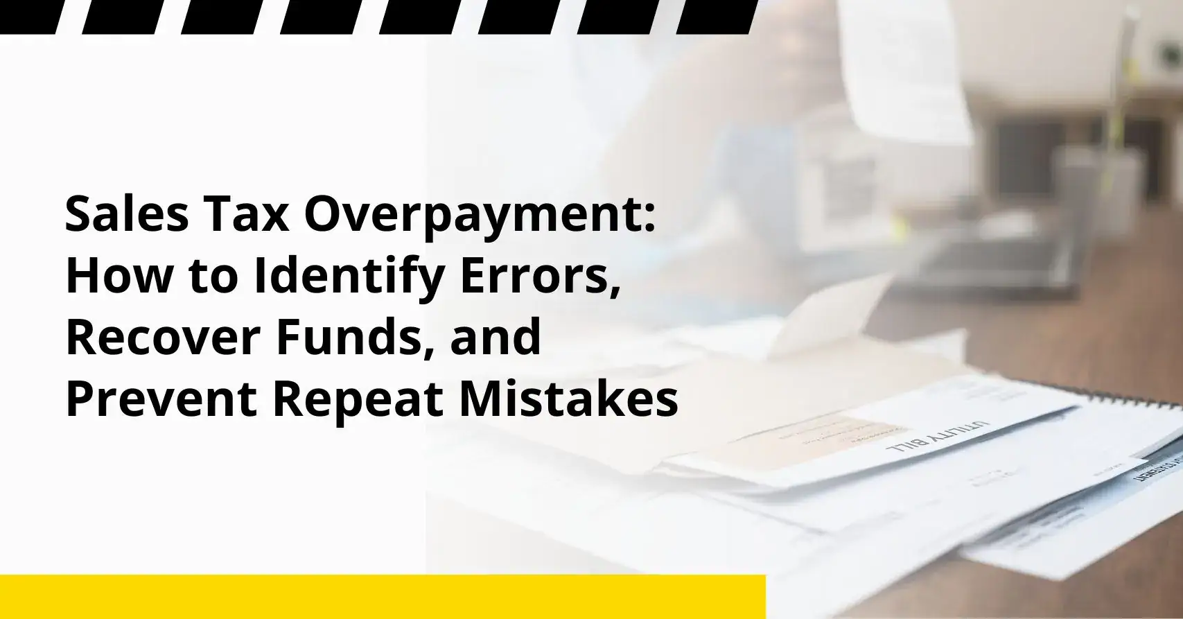 sales tax overpayment
