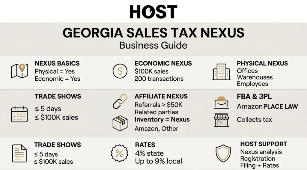 Georgia Sales Tax Nexus