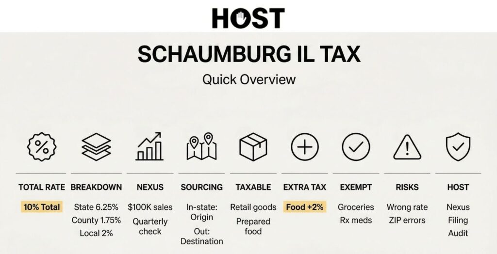 Schaumburg IL Tax
