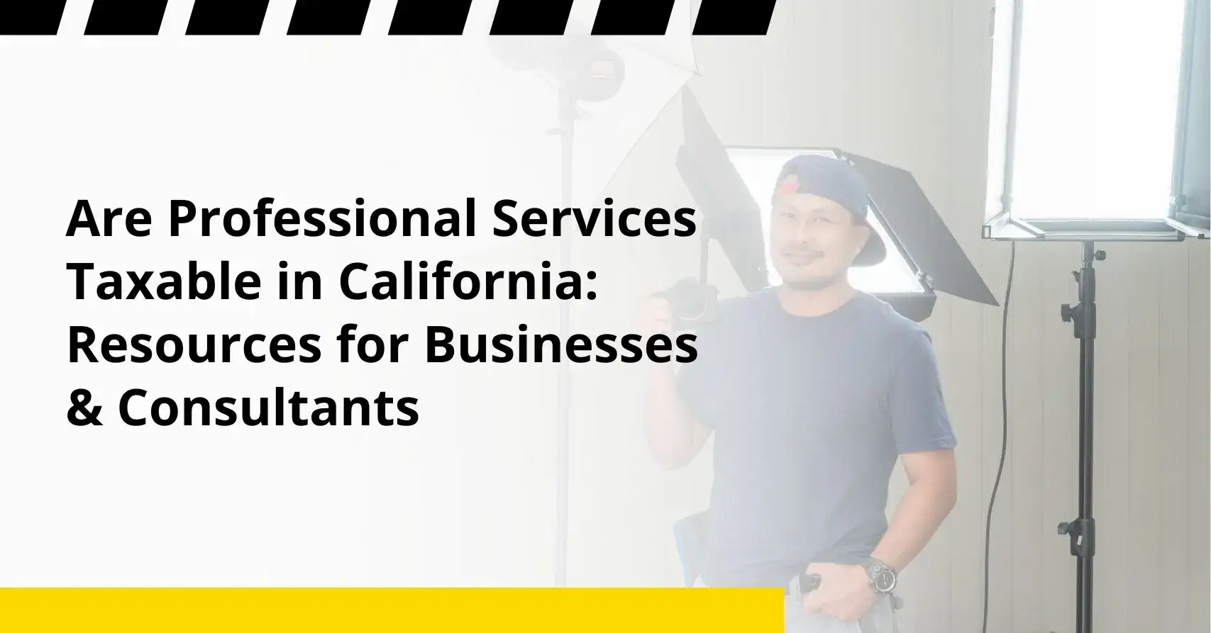 are professional services taxable in california