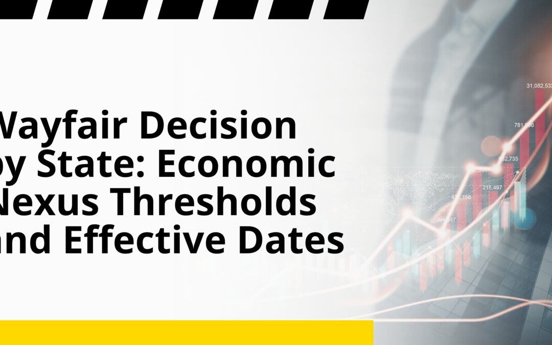 Wayfair Decision by State: Economic Nexus Thresholds and Effective Dates